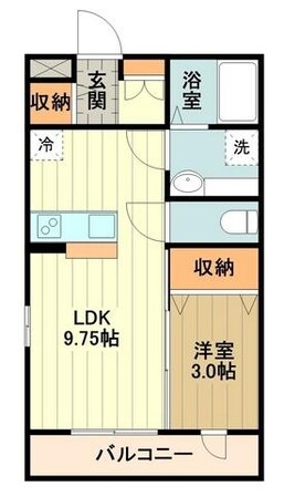 ボナールＫ壱番館の物件間取画像